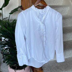 GAP The Classic Shirt With Ruffle